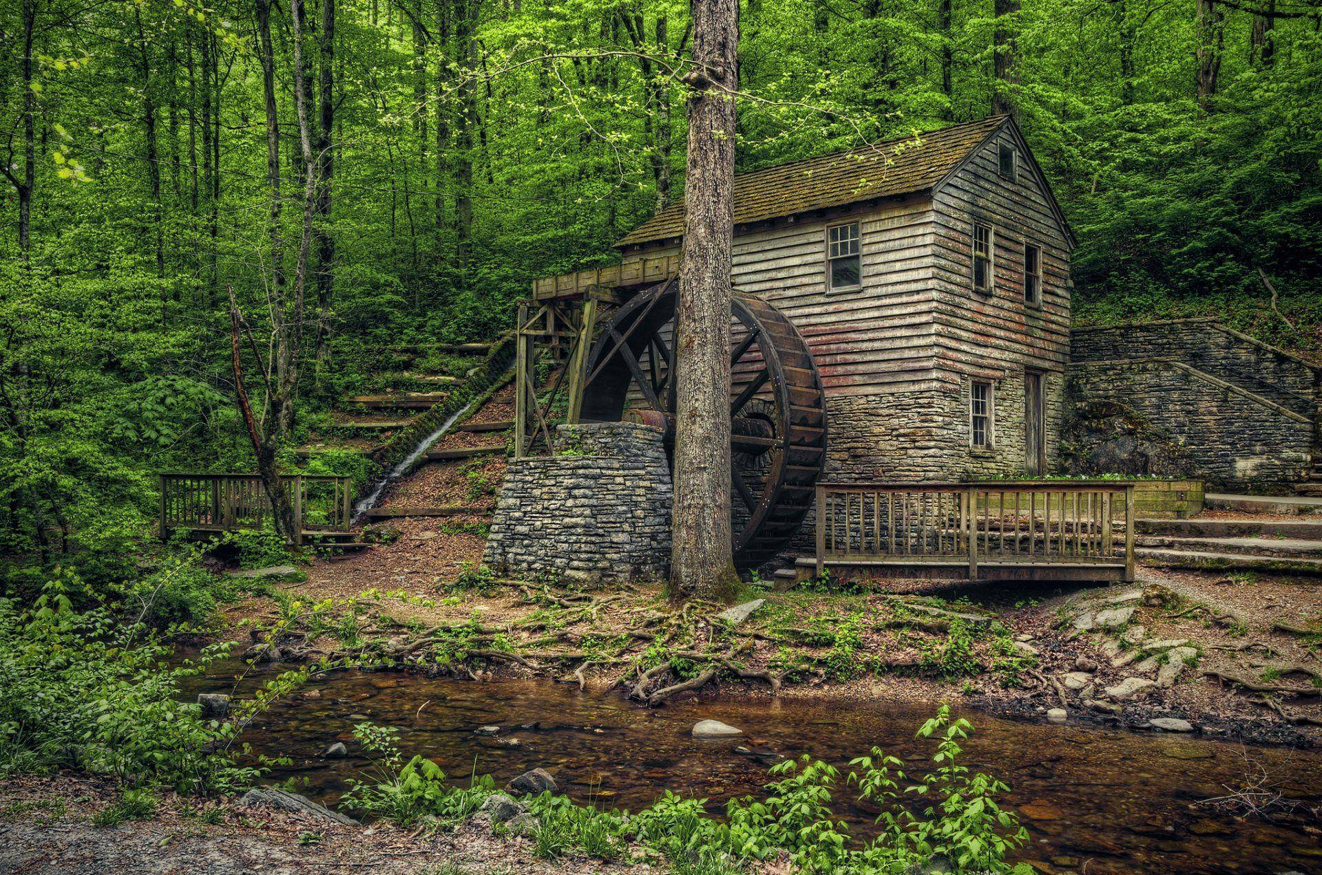 Tennessee Water Mill Wallpaper