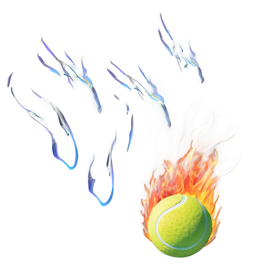 Tennis Ball On Fire Png Iqb71 PNG