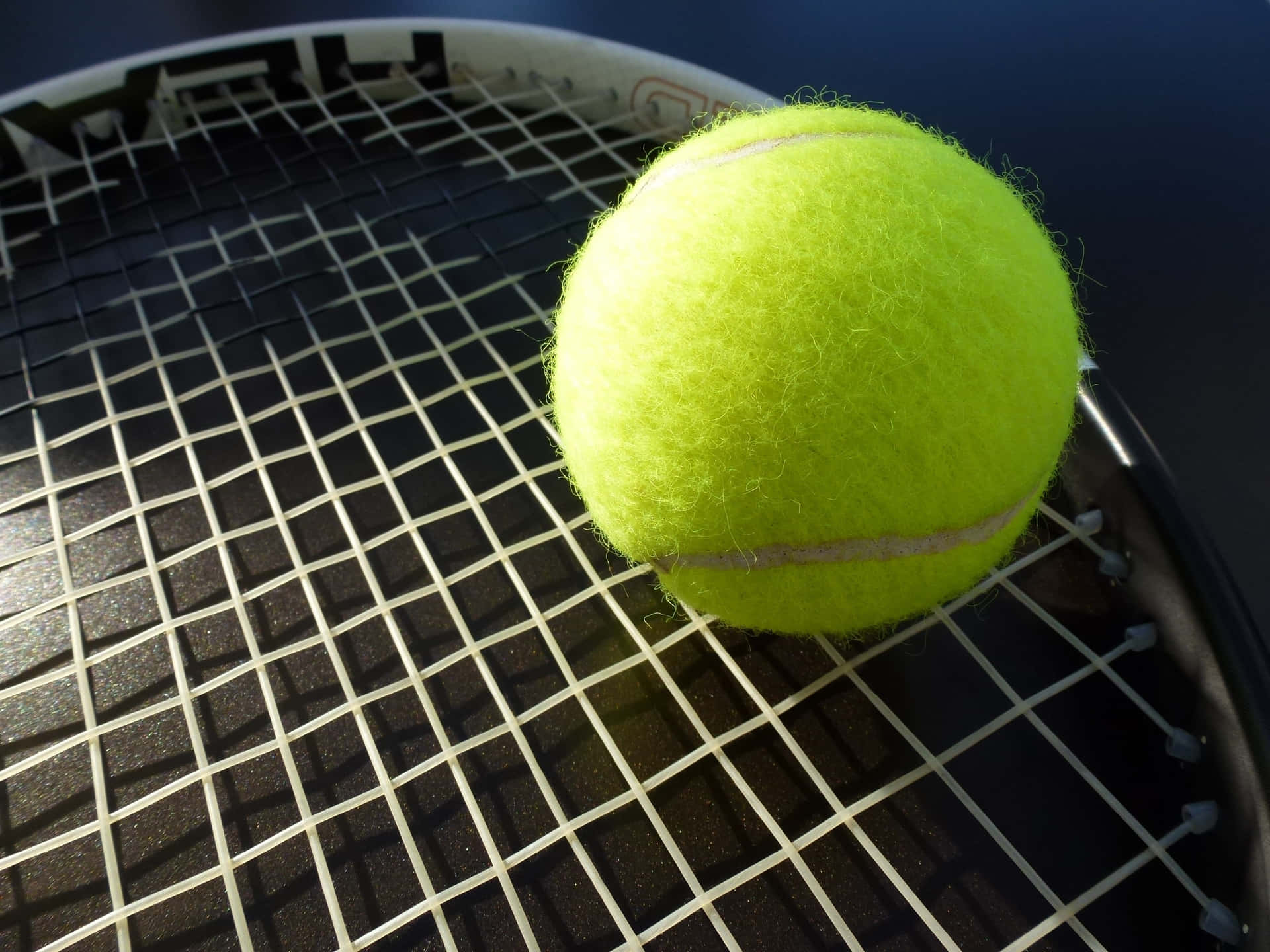 Pelotade Tenis Perfecta Para Un Día Soleado De Tenis Fondo de pantalla
