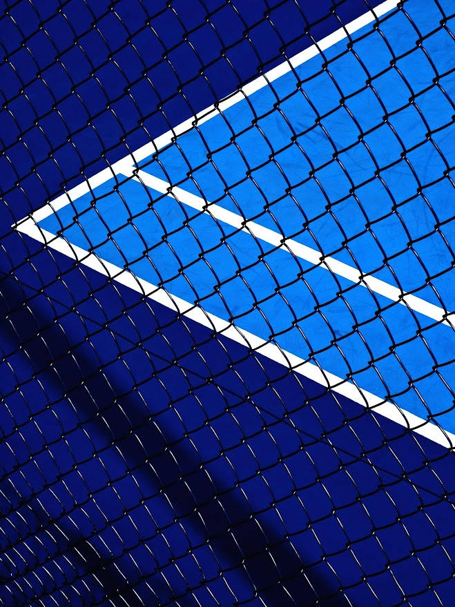 High Definition Image of Tennis Court from iOS Default Wallpaper Wallpaper