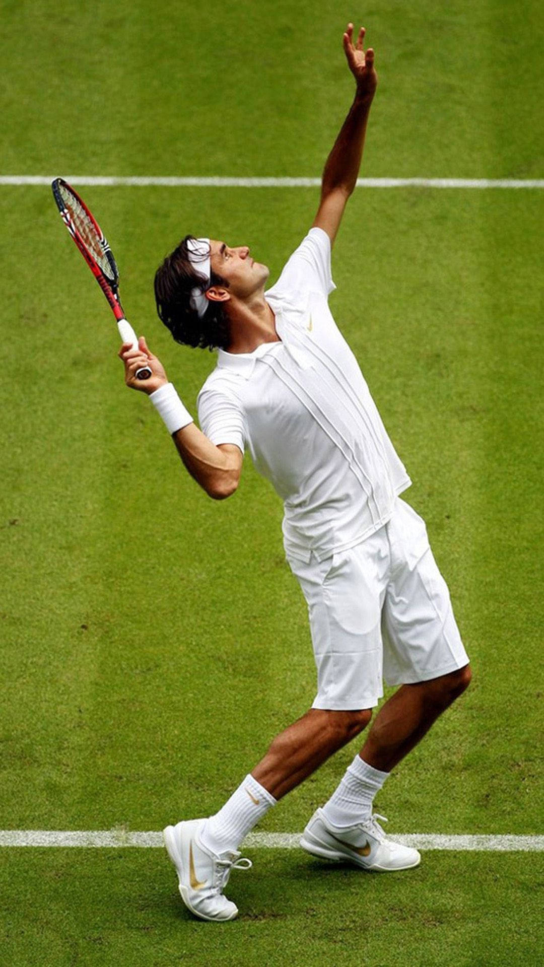 Tennis Player Roger Federer Phone Wallpaper