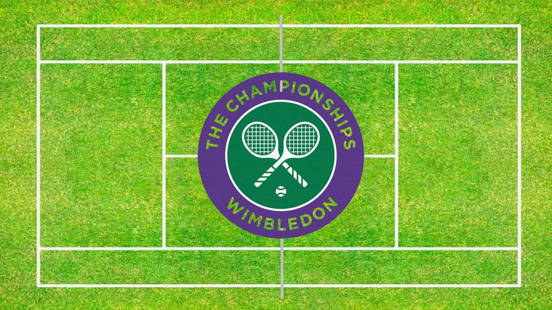 Wimbledontennis-logo Auf Gras