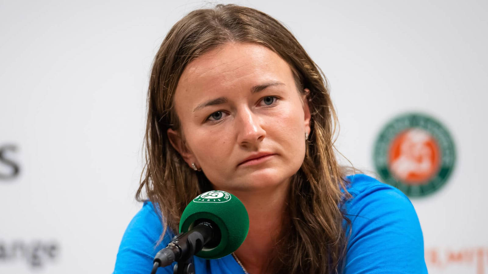 Tennis Player Barbora Krejcikova 2022 Australian Open Wallpaper