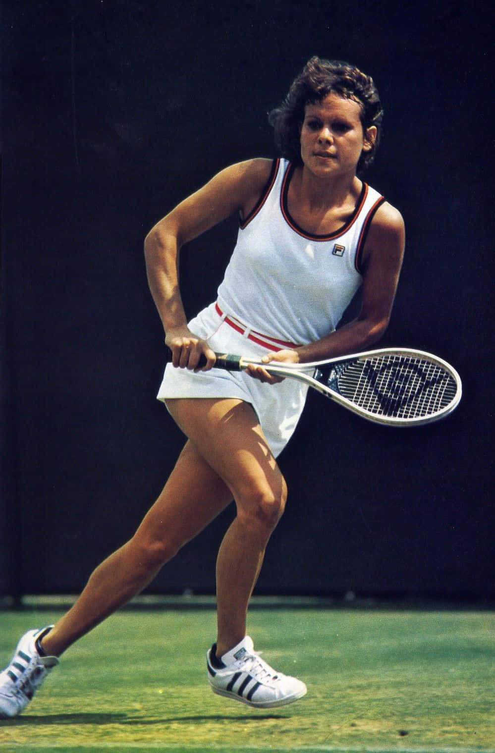 Portræt af tennisspiller Evonne Goolagong Cawley Wallpaper