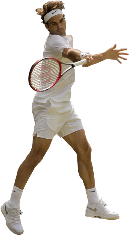 Tennis Player Forehand Action Shot.png PNG