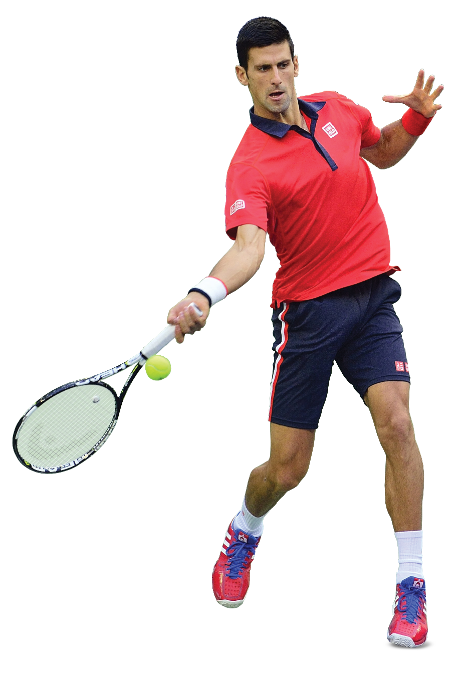 Tennis Player Forehand Action Shot.png PNG