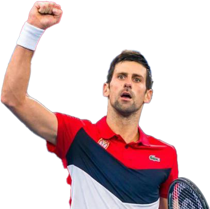 Tennis Player Victory Celebration PNG