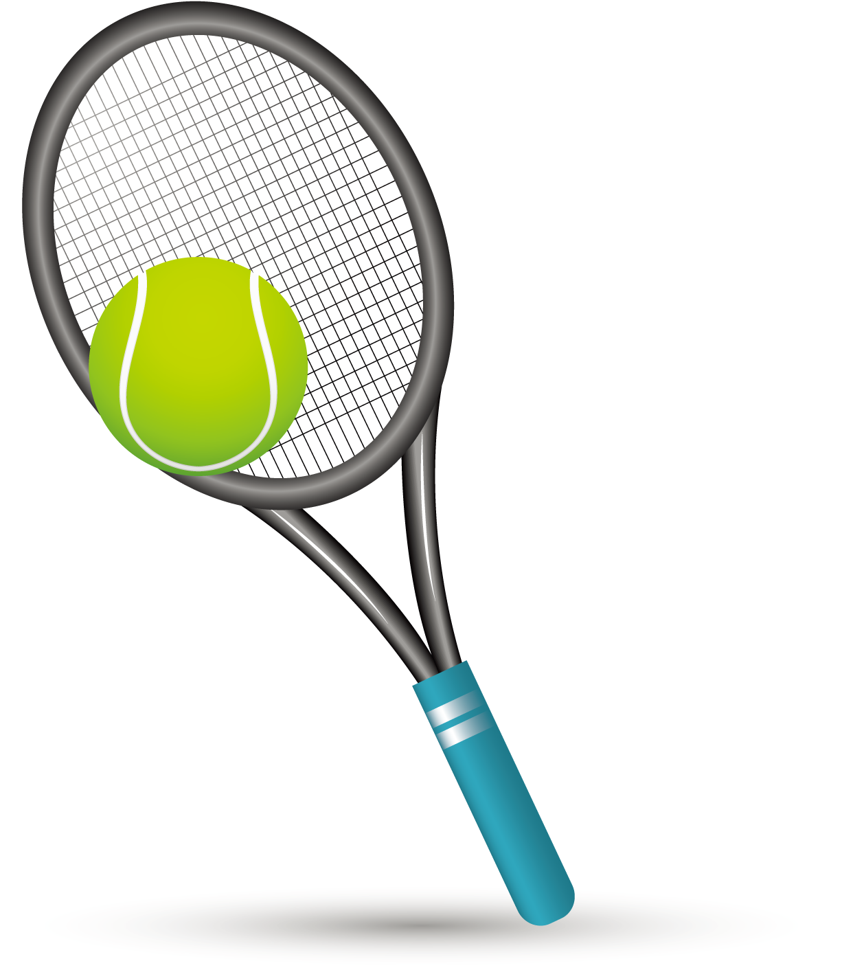 Tennis Racketand Ball PNG