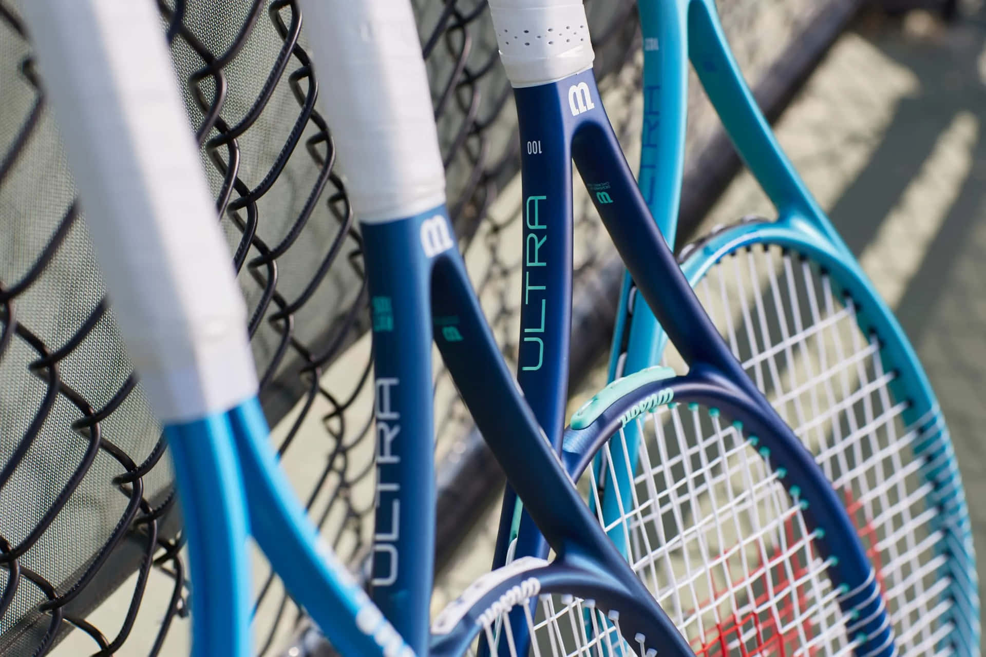 Tennis Racketsand Net Aesthetic Wallpaper