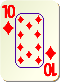 Tenof Diamonds Playing Card PNG