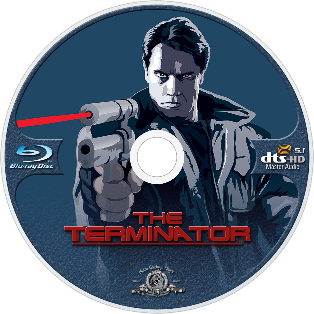 Terminator Bluray Disc Artwork PNG
