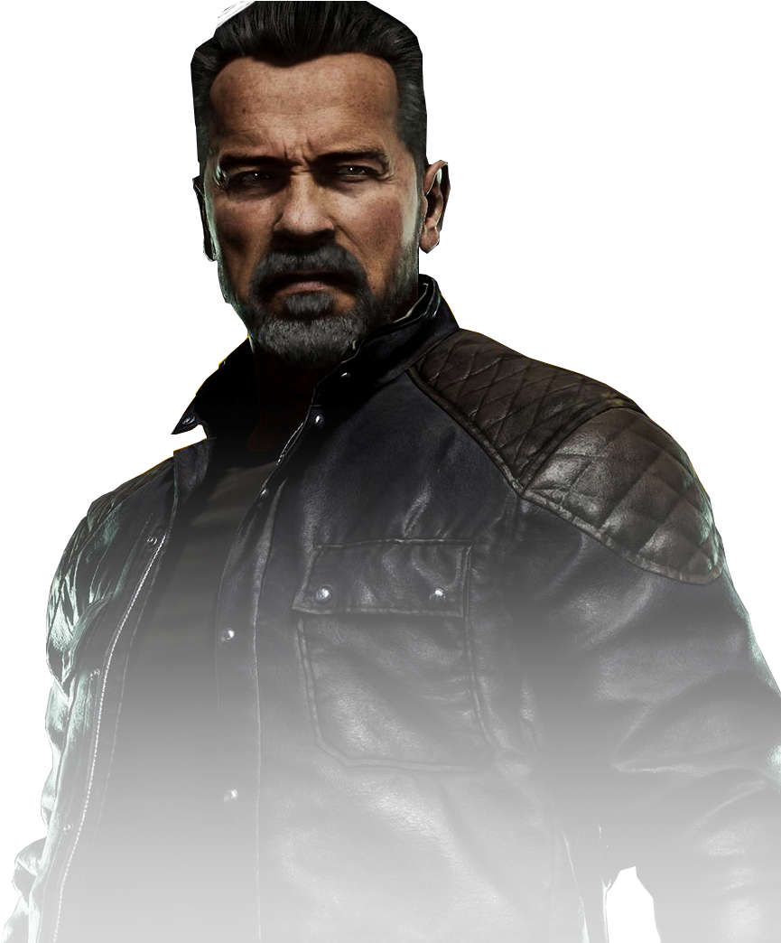 Terminator Character Portrait PNG