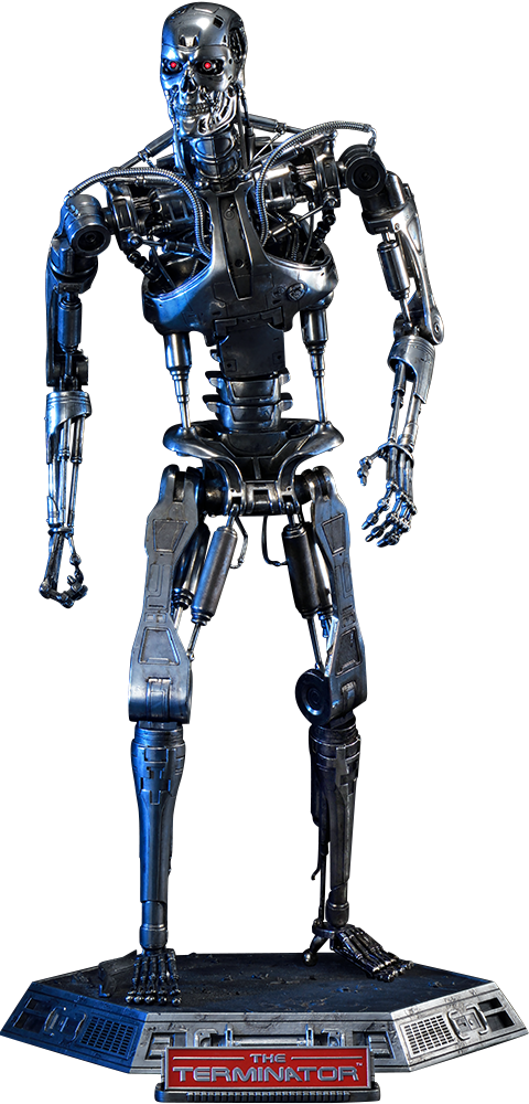 Download Terminator Cyborg Standing | Wallpapers.com