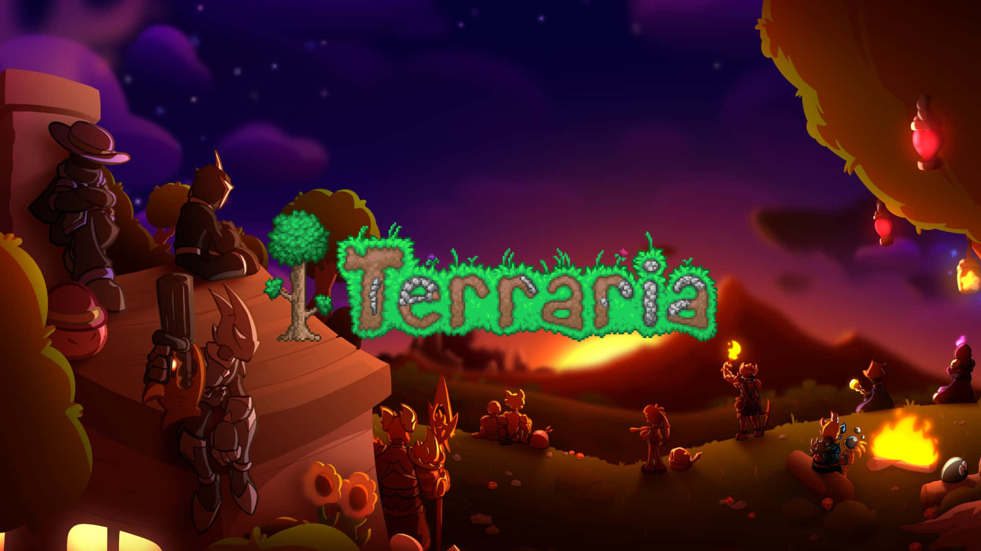Tretensie Ein In Die Welt Von Terraria, Einem Lebendigen 2d-sandbox Voller Geheimnisse Und Abenteuer!