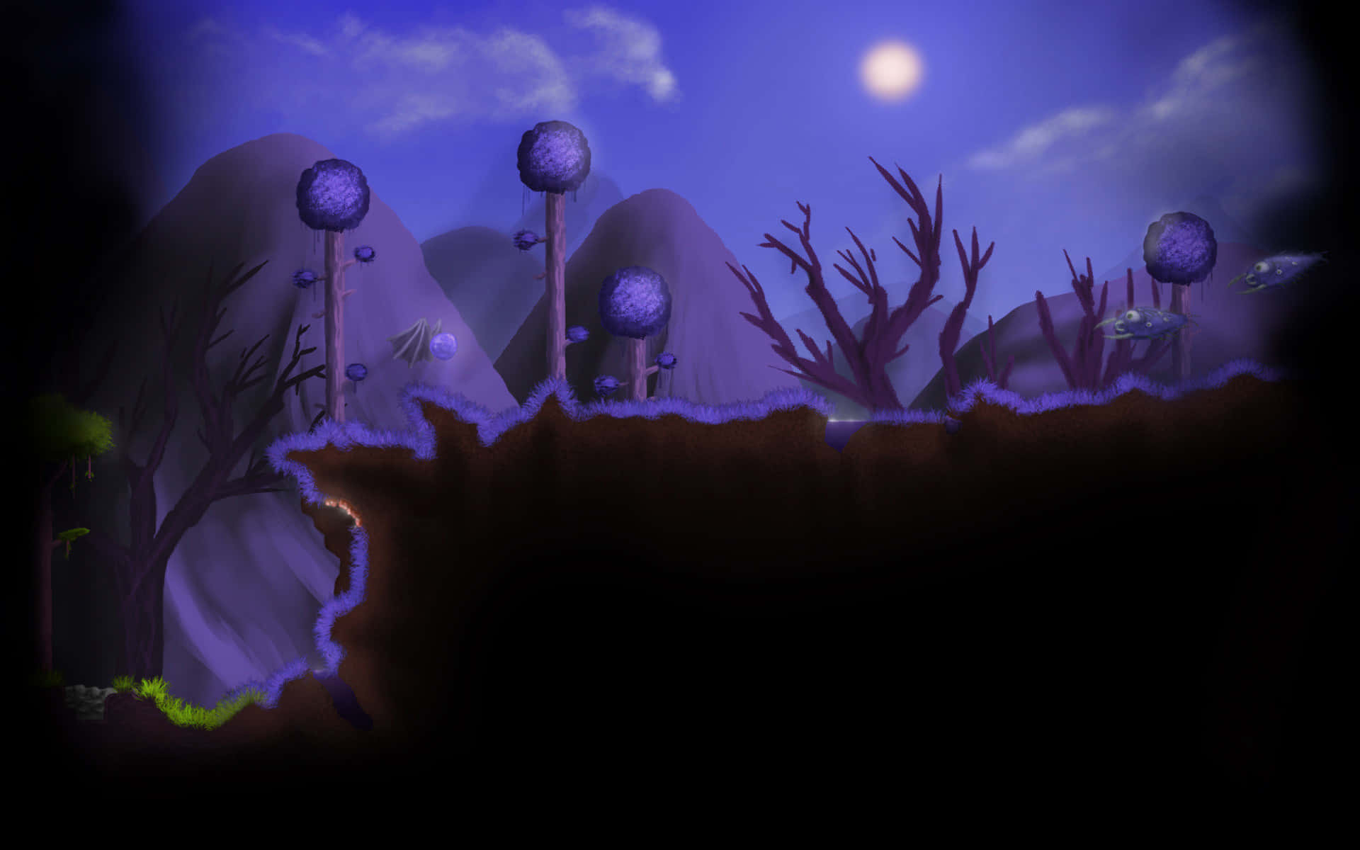 "Explore the unknown worlds of Terraria!"