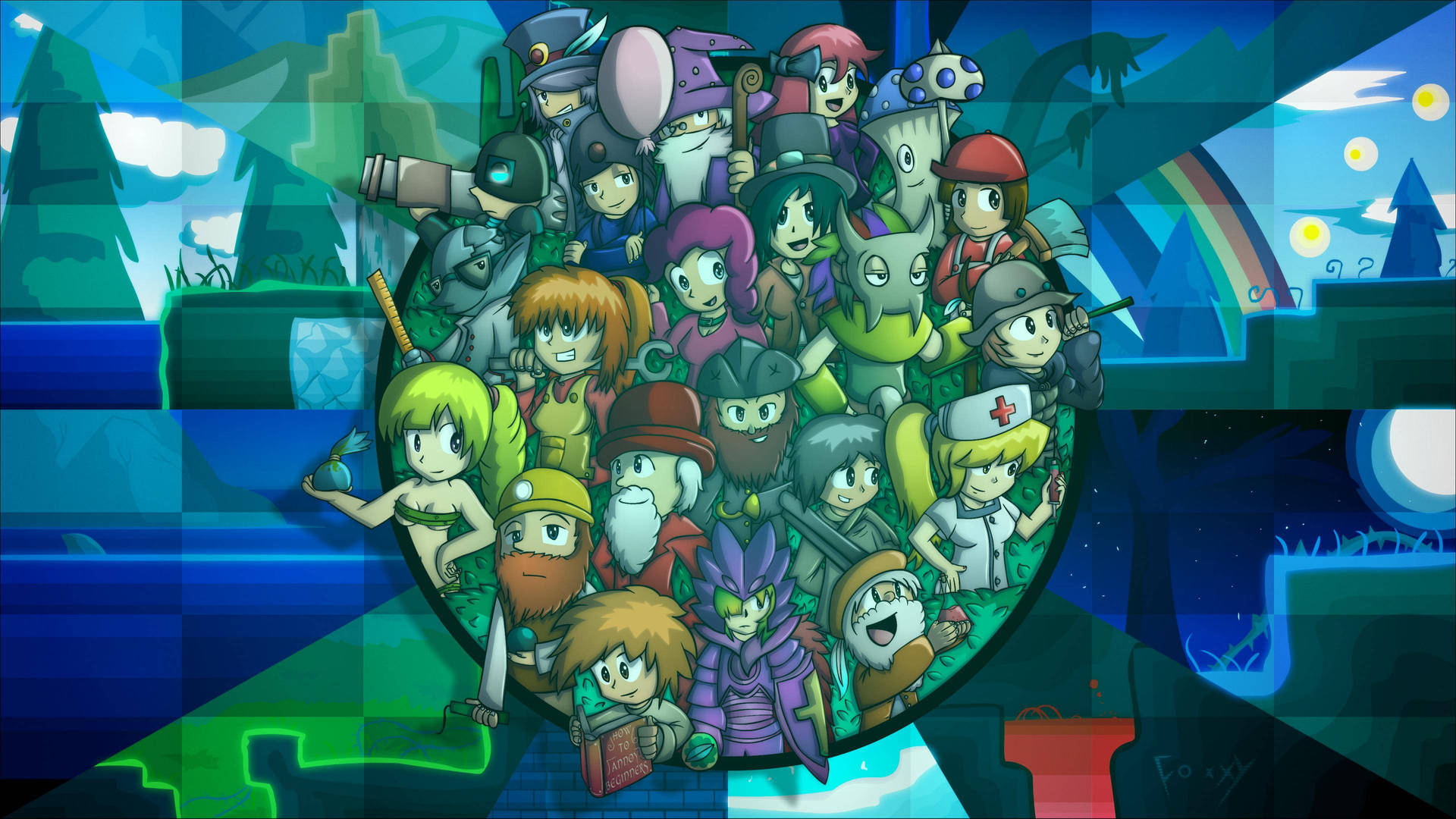 Terraria Game Characters Wallpaper