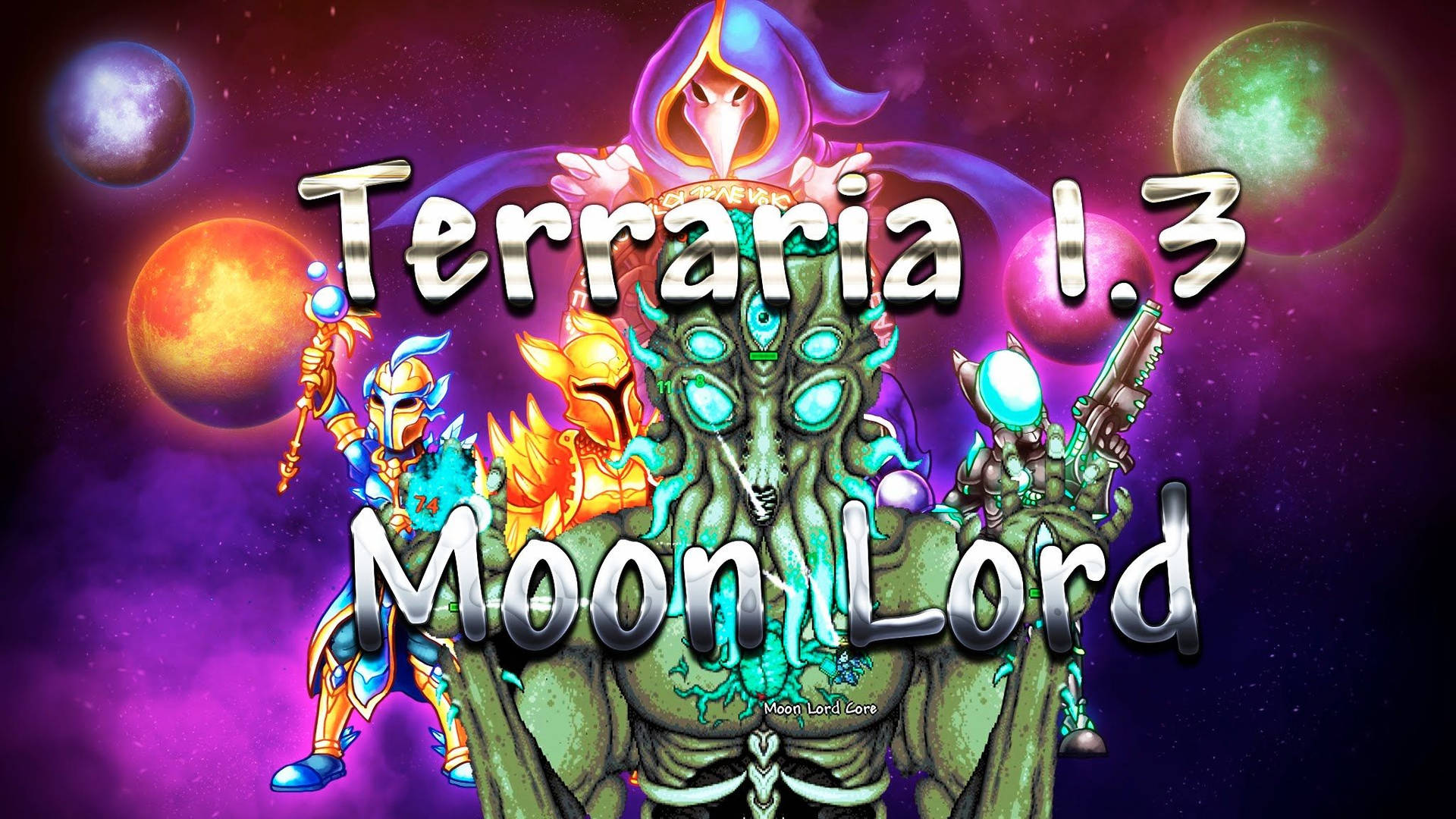 Terraria Moon Lord 1.3 Wallpaper
