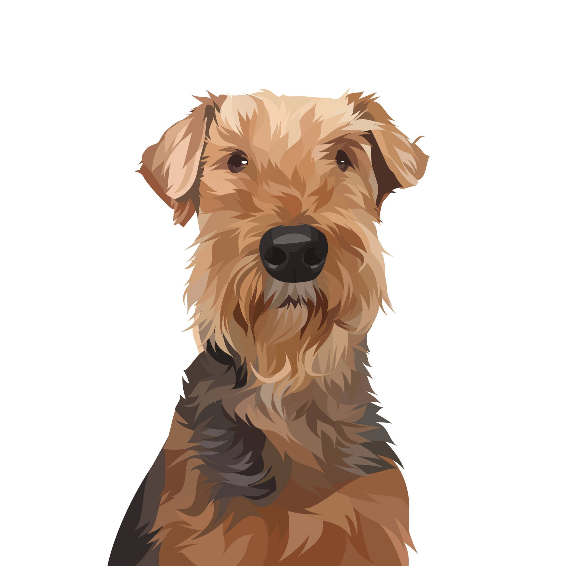 Terrier Dog Art Wallpaper