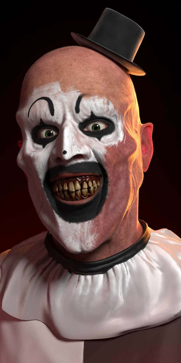 Terrifying Clown Portrait Wallpaper