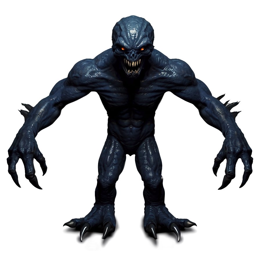 Terrifying Dark Monster Png 06242024 PNG