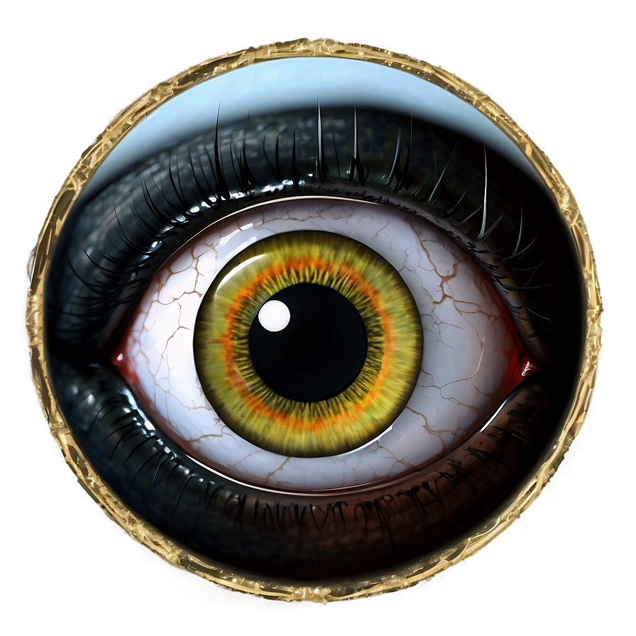 Download Terrifying Eyes Design Png 05252024 | Wallpapers.com