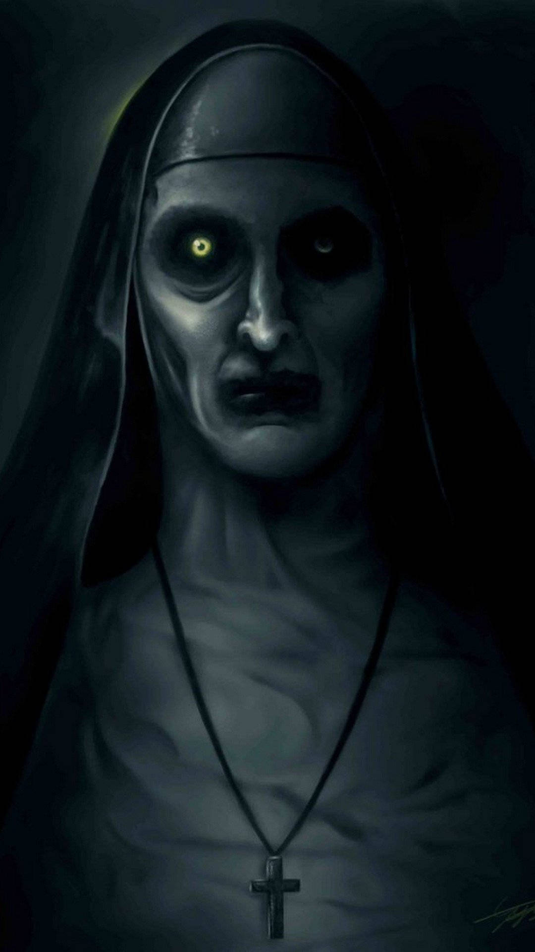 Terrifying Face Of The Demon From Insidious Film Wallpaper