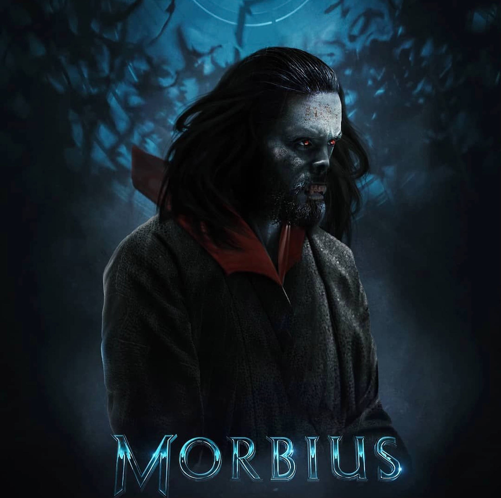 Terrifying Morbius Poster Wallpaper
