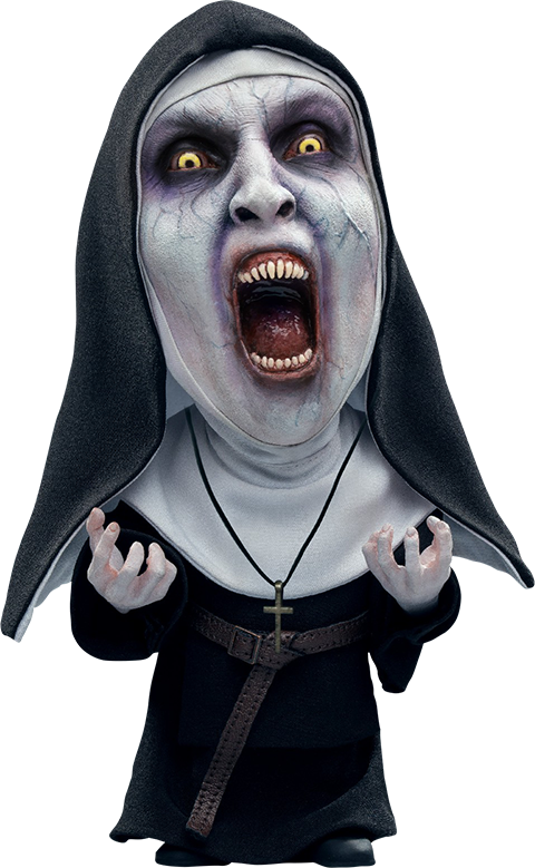 Terrifying Nun Figure PNG