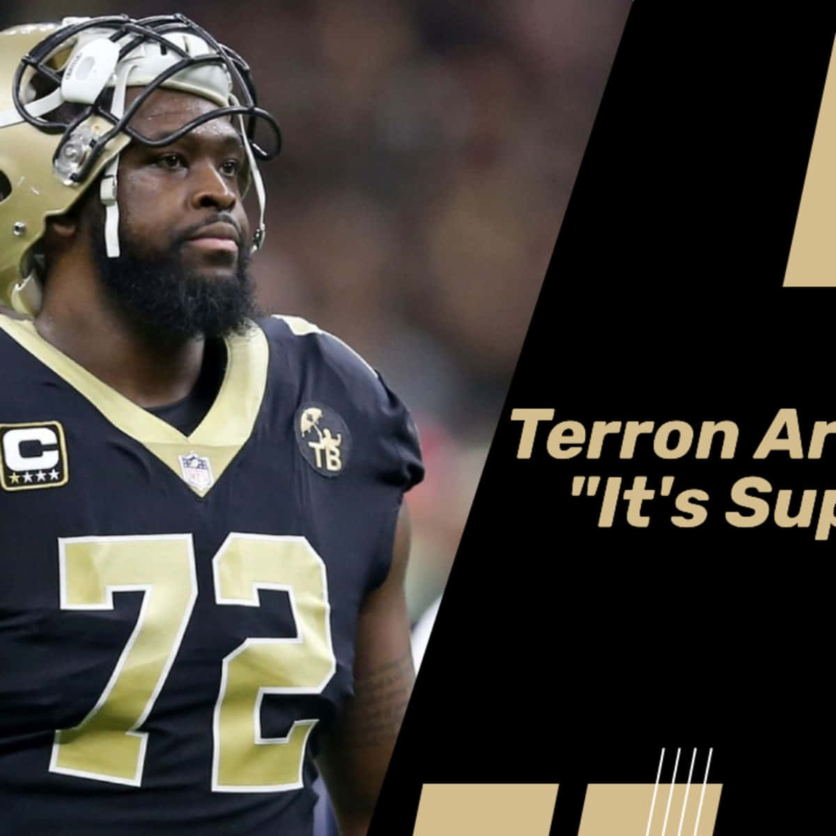 Terron Armstead New Orleans Saints Offensive Tackle Wallpaper