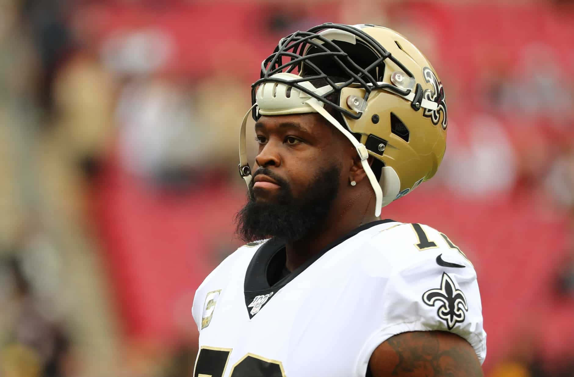 Terron Armstead NFL Player New Orleans Saints Tackle Wallpaper