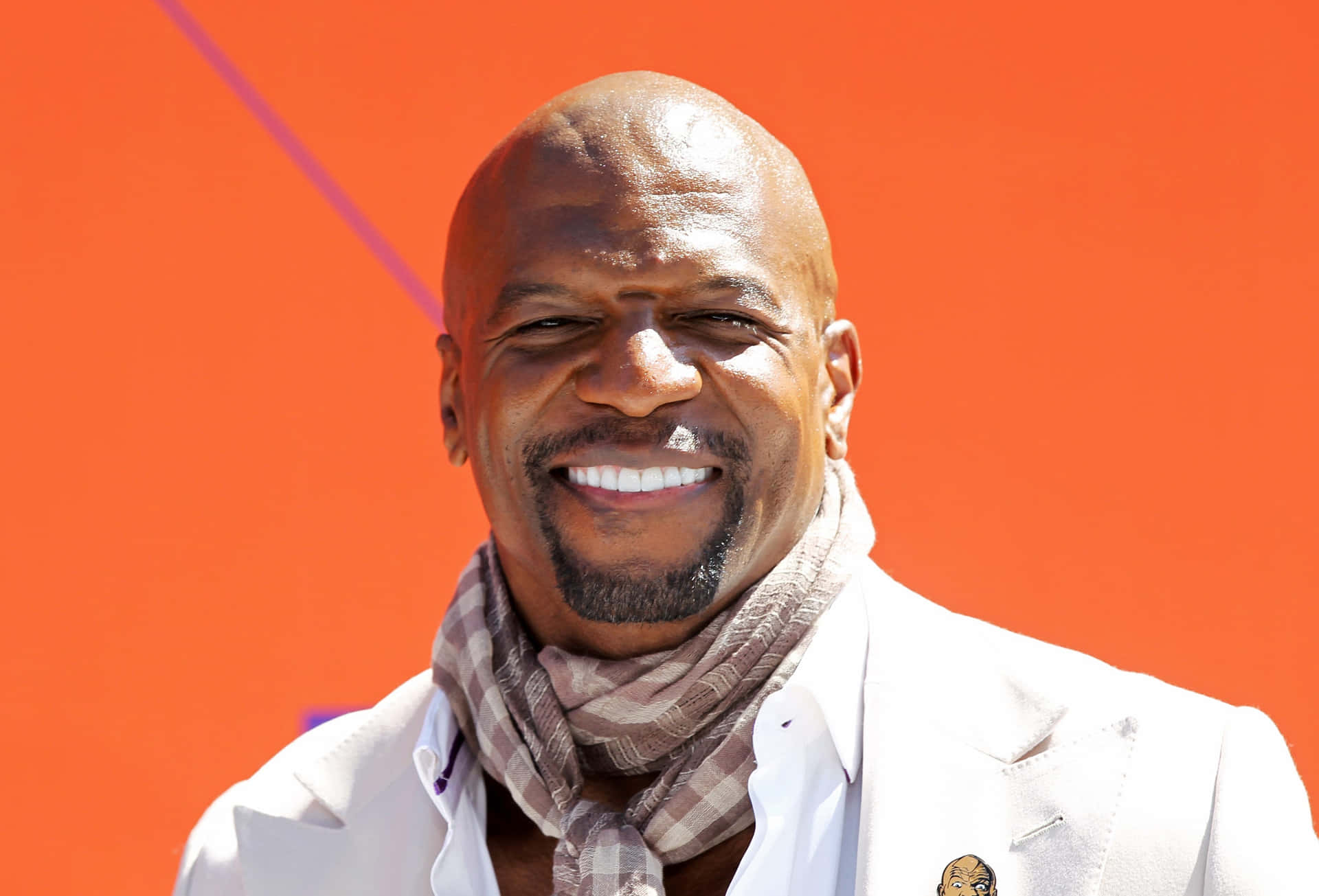 Terry Crews embodies strength and courage. Wallpaper