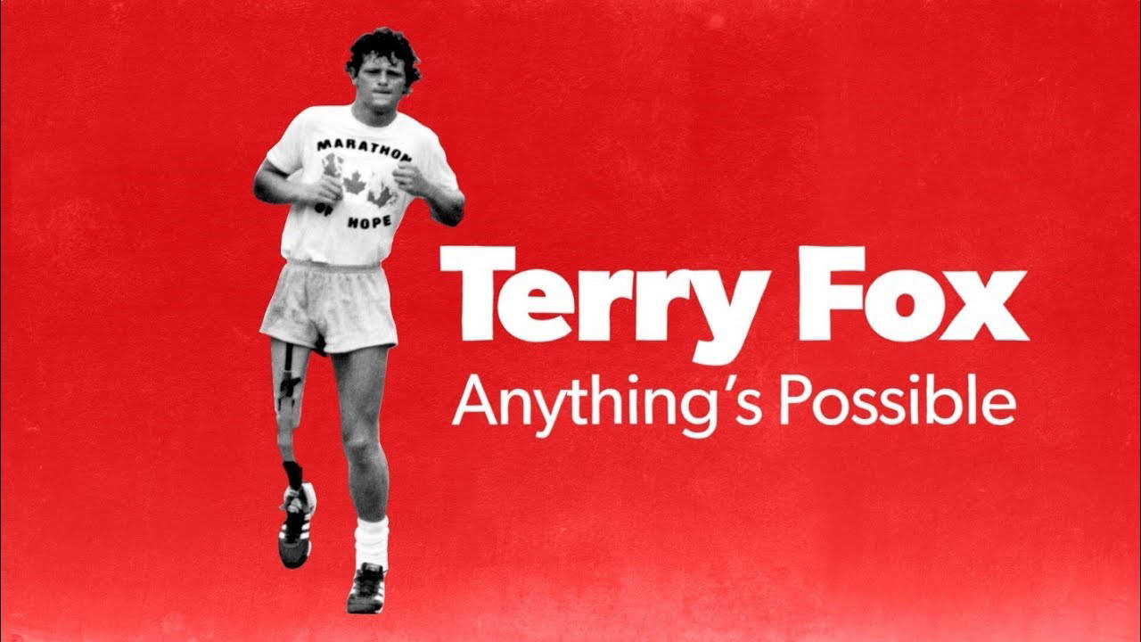 Terry Fox In Rosso Sfondo