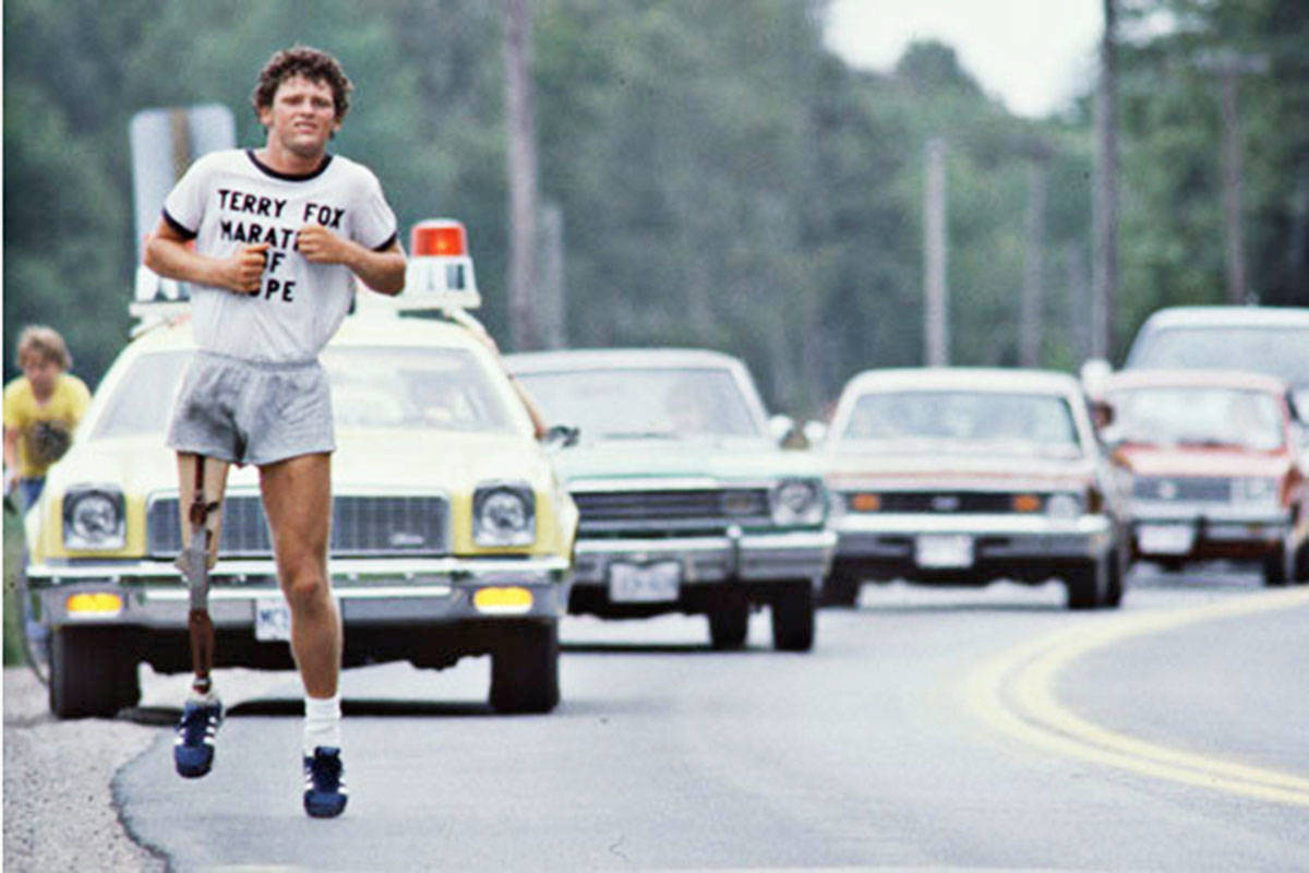 Terry Fox On The Run Wallpaper