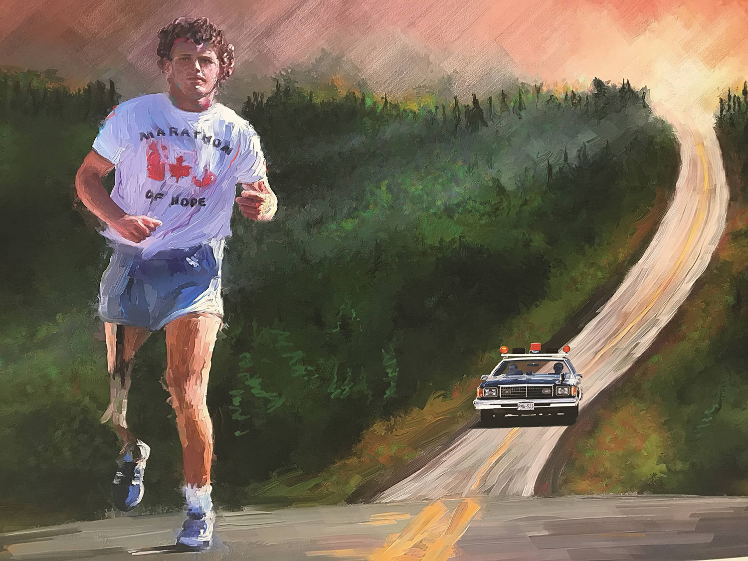 Terry Fox Painting Wallpaper