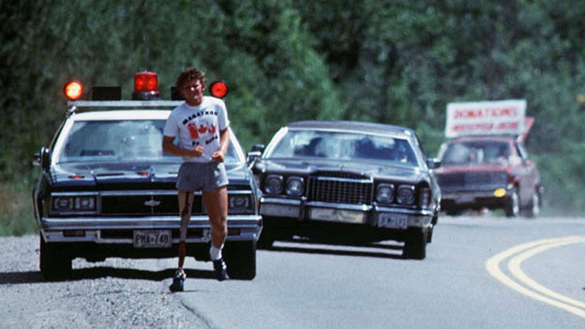 Terry Fox With Cars Wallpaper