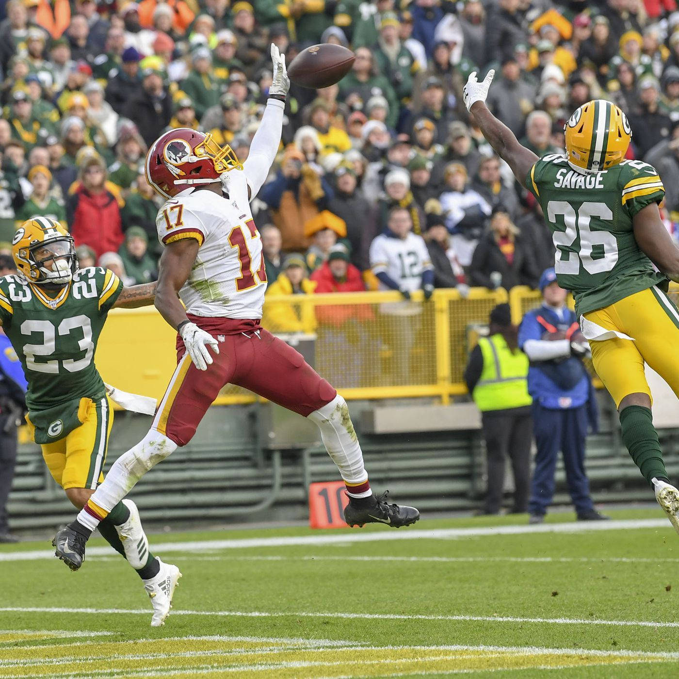 Terry Mclaurin Washington Redskins Green Bay Packers Wallpaper