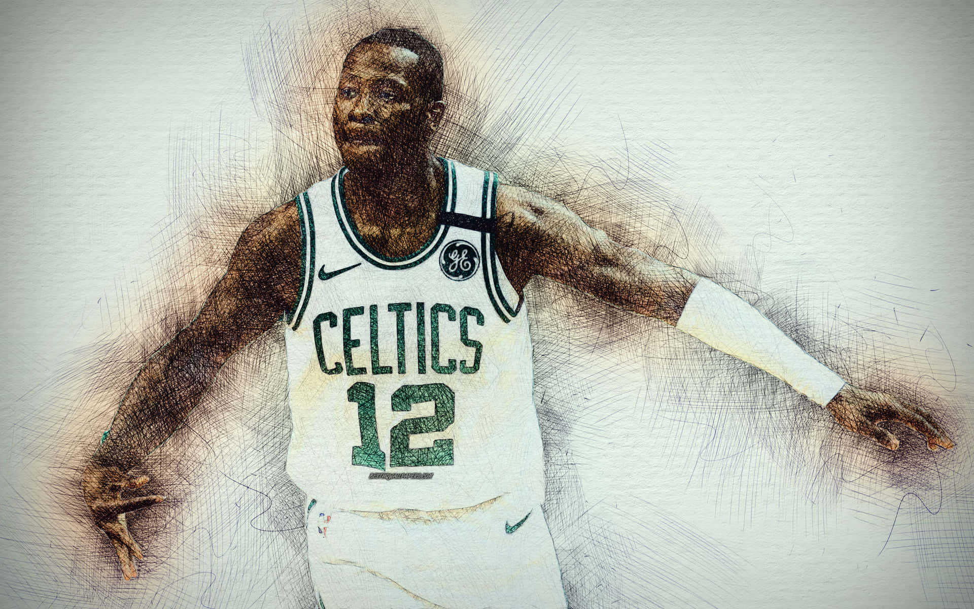 Terryrozier Fanart Der Boston Celtics Wallpaper