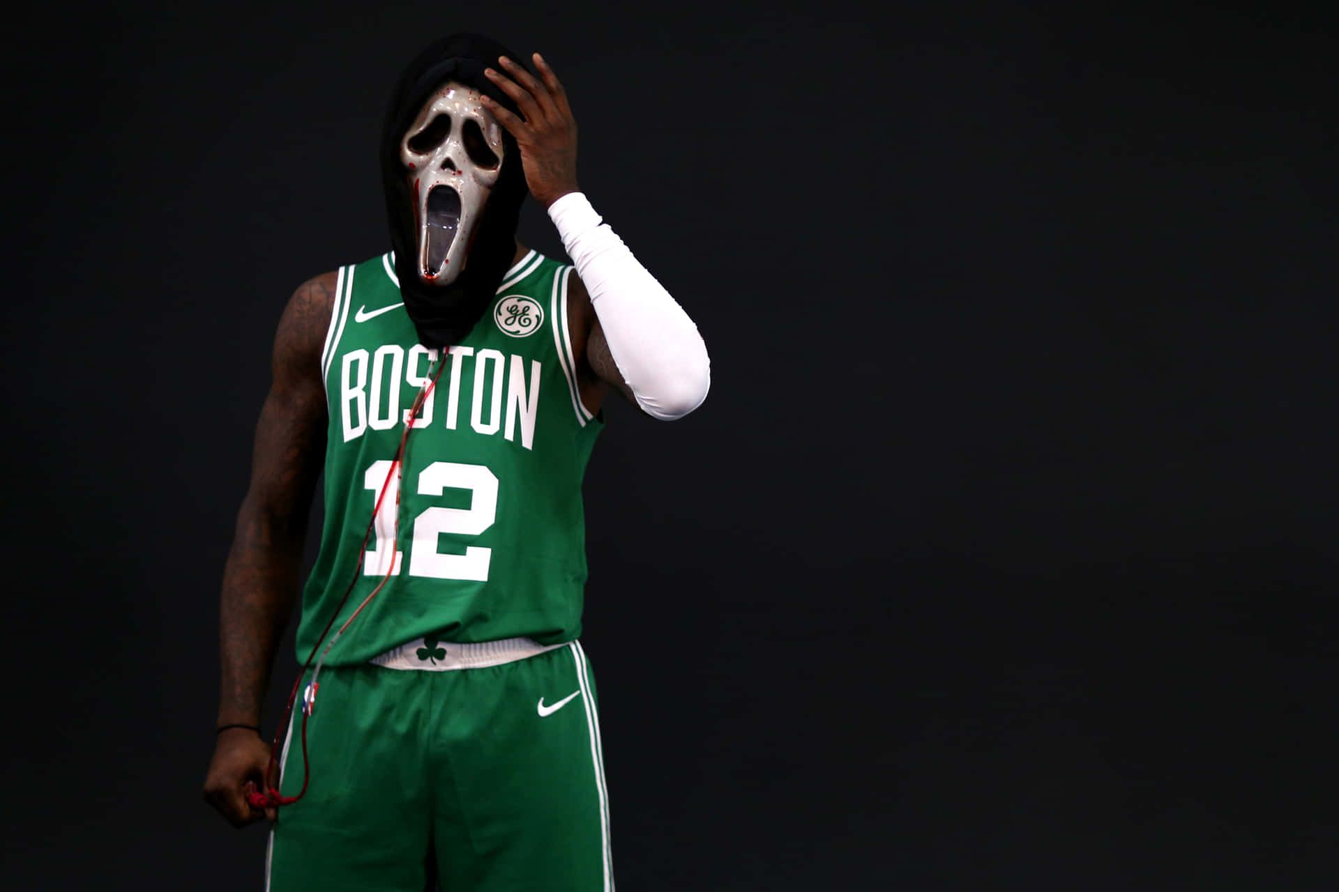 Terry Rozier in Scary Terry Mask Wallpaper