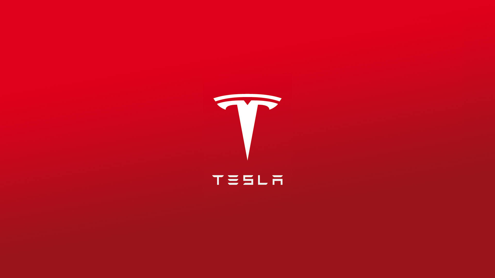 Tesla Full HD Red Wallpaper