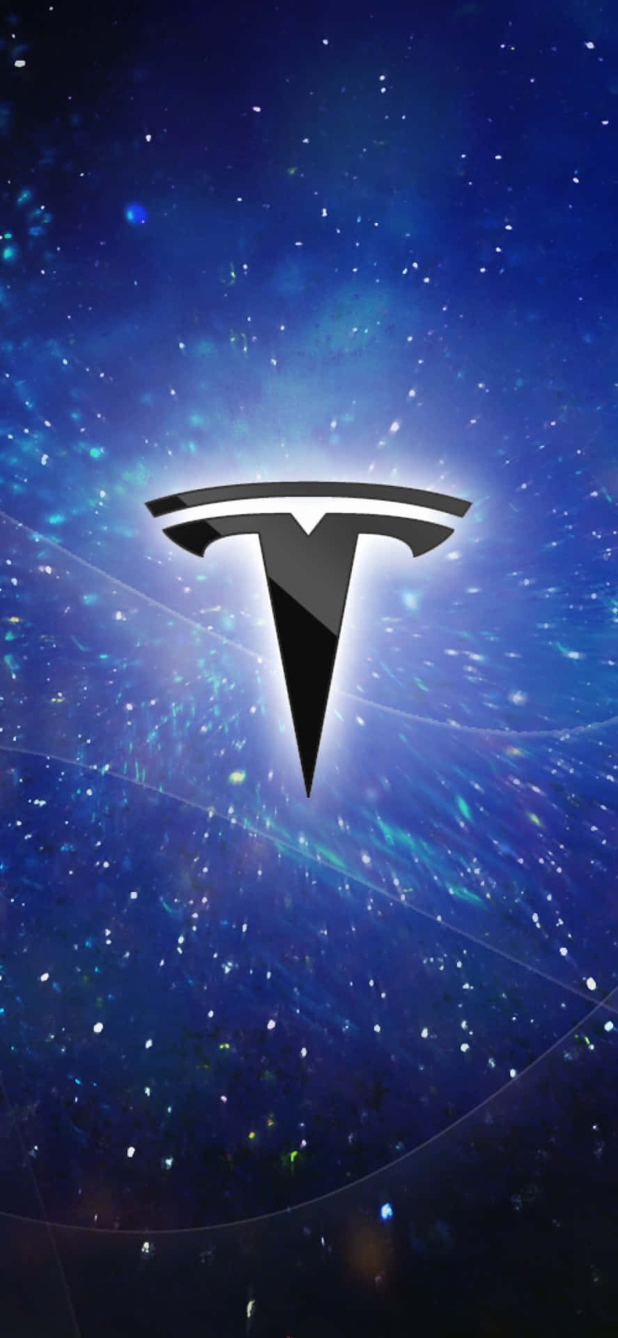 Papelde Parede Do Logo Da Tesla Em 4k. Papel de Parede