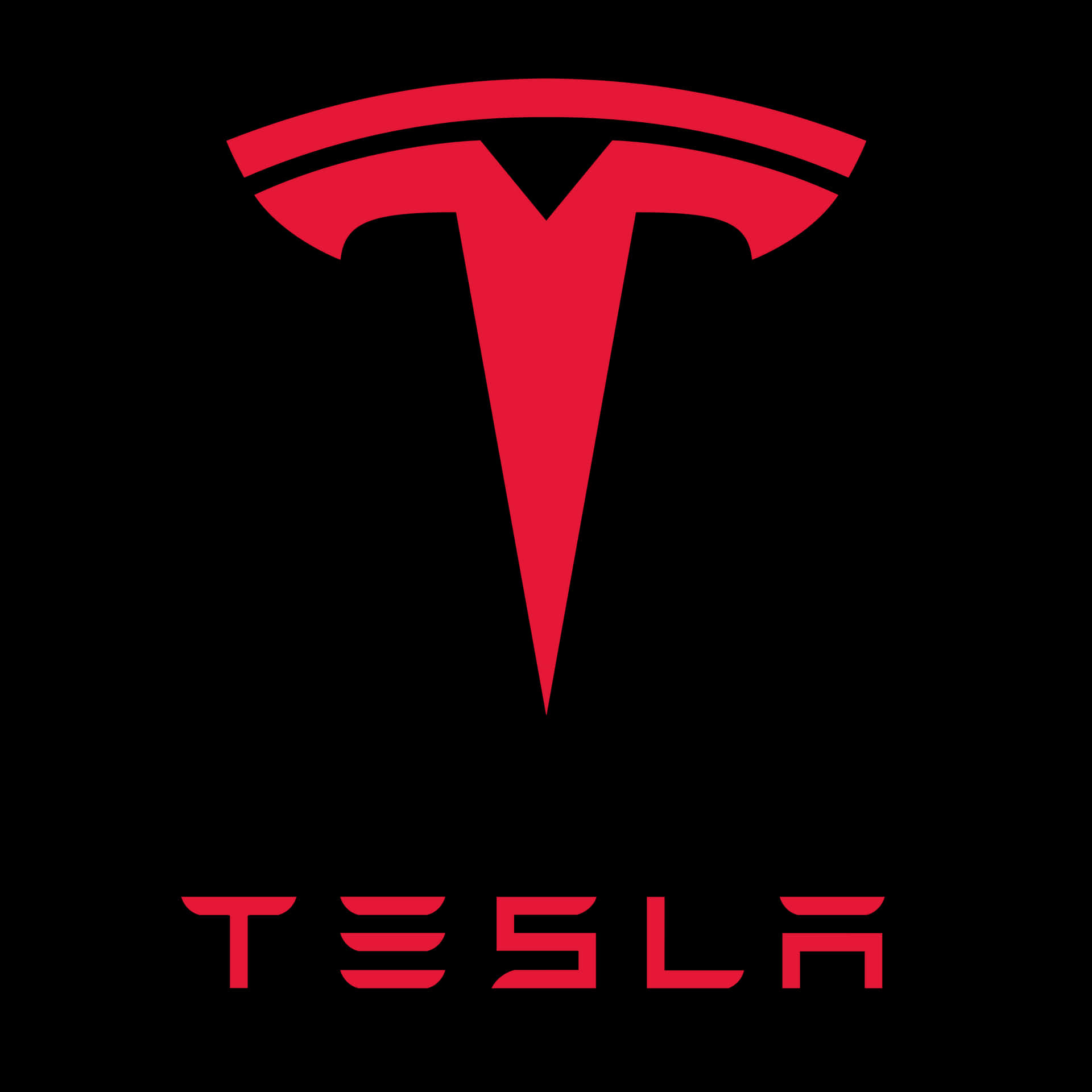 Tesla Logo 4K Wallpaper