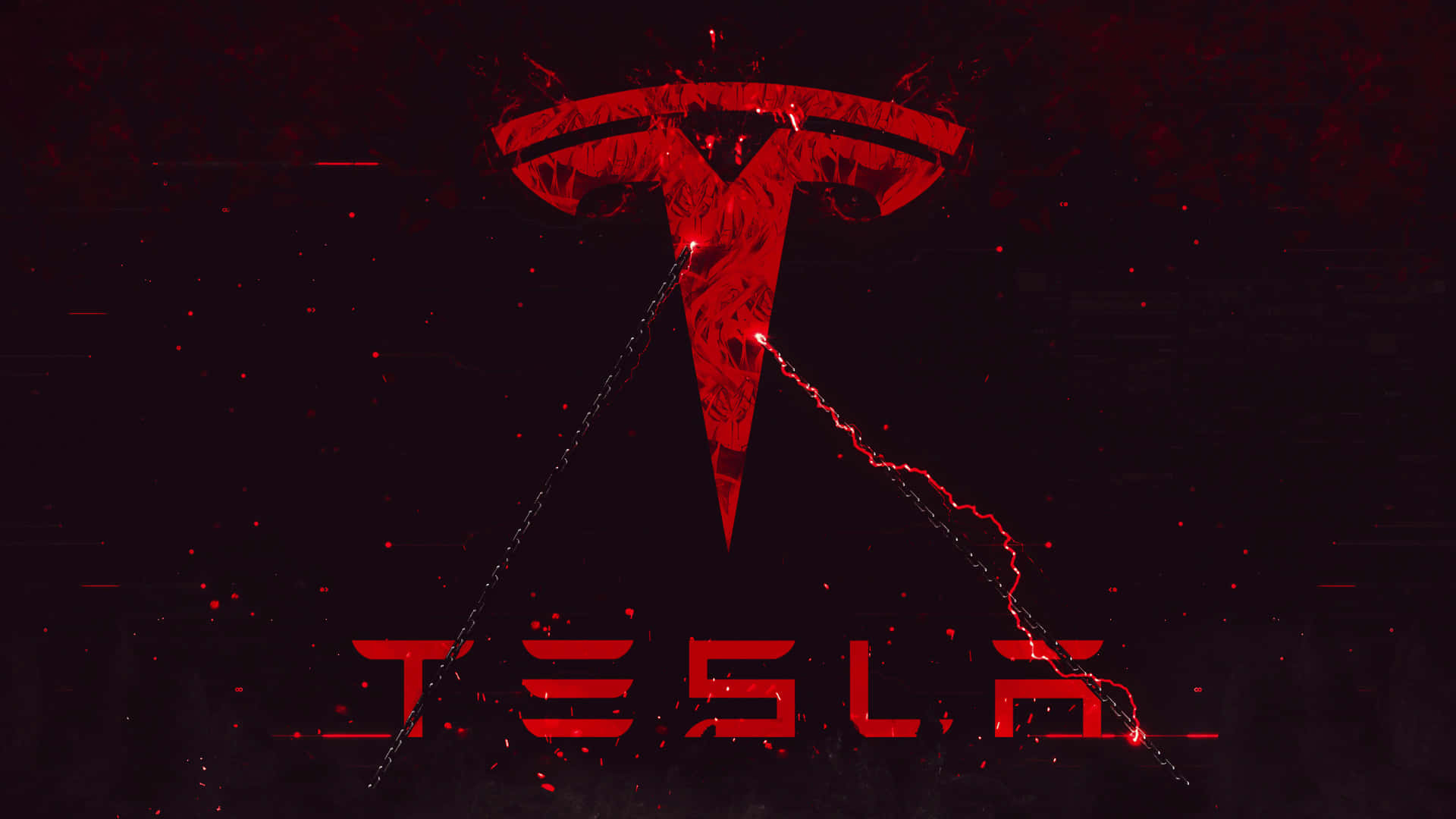 Teslalogo Hintergrundbilder In Hd Wallpaper