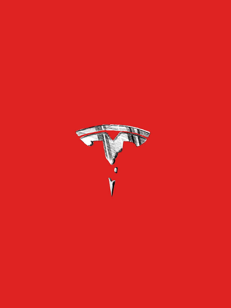 Logoda Tesla Em 4k Para Papel De Parede De Computador Ou Celular. Papel de Parede
