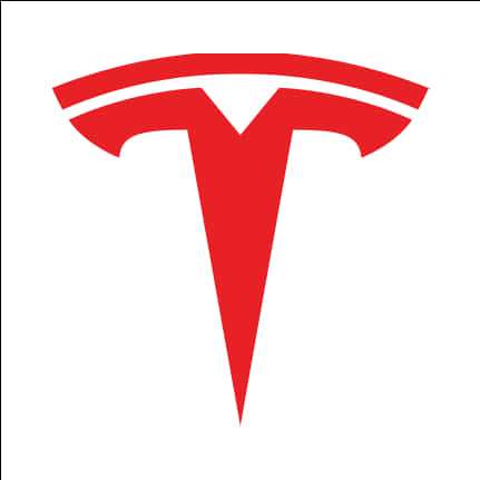 Tesla Logo Redon White PNG