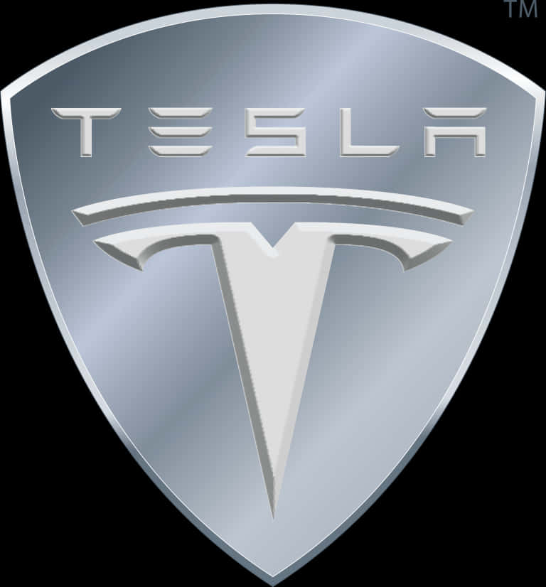 Tesla Logo Shield PNG