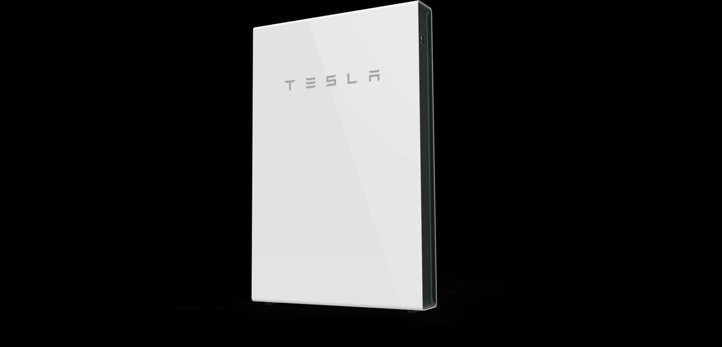 Tesla Logoon White Product Packaging PNG