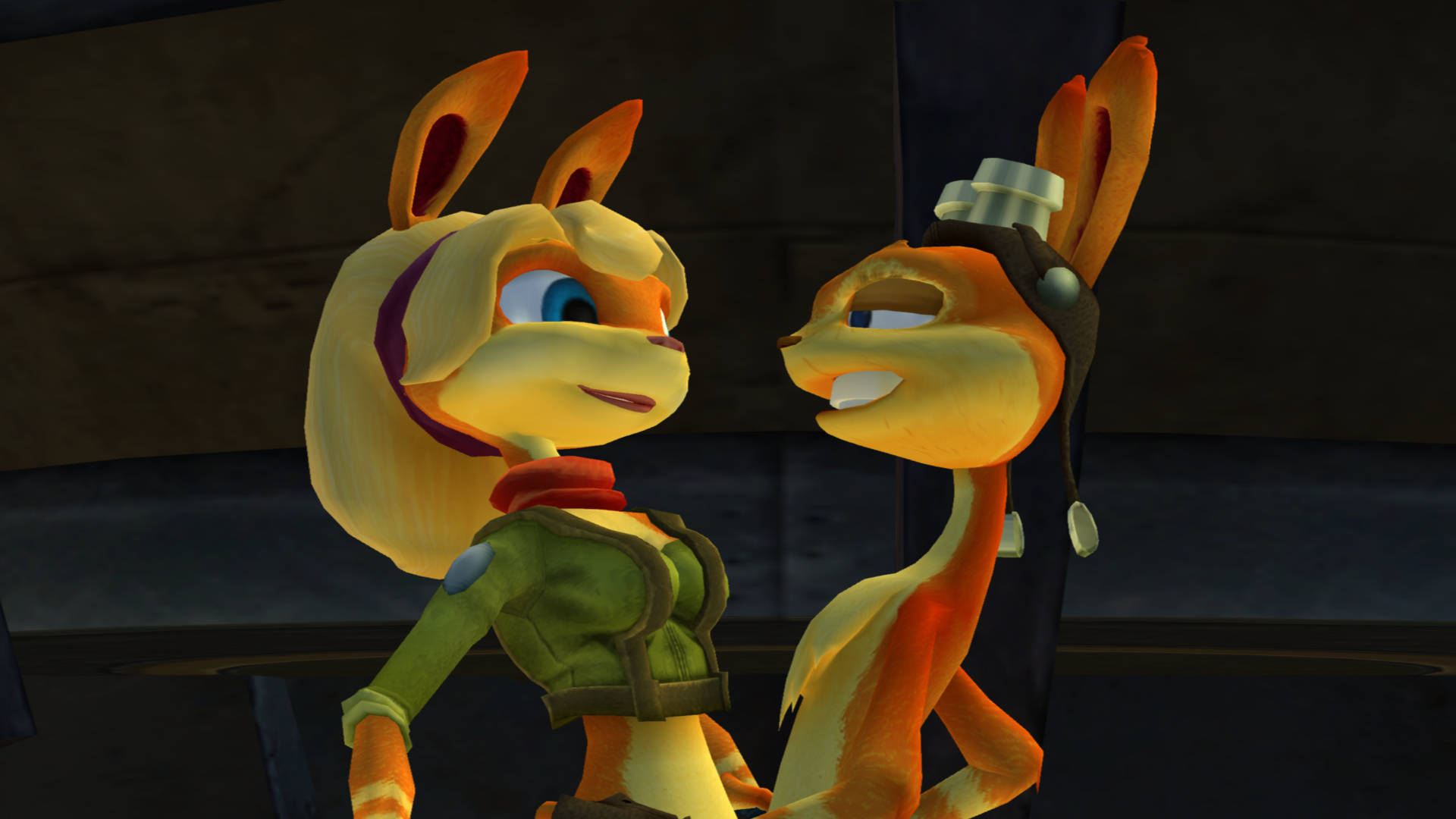 Tess With Daxter In Jak 3