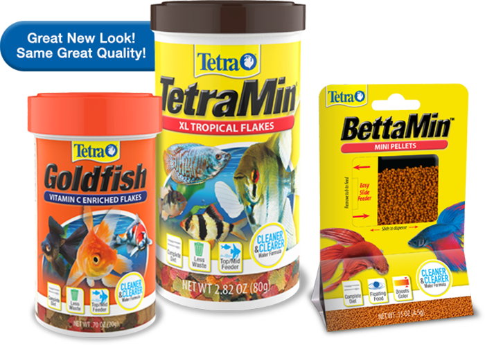 Tetra Fish Food Products Packaging PNG