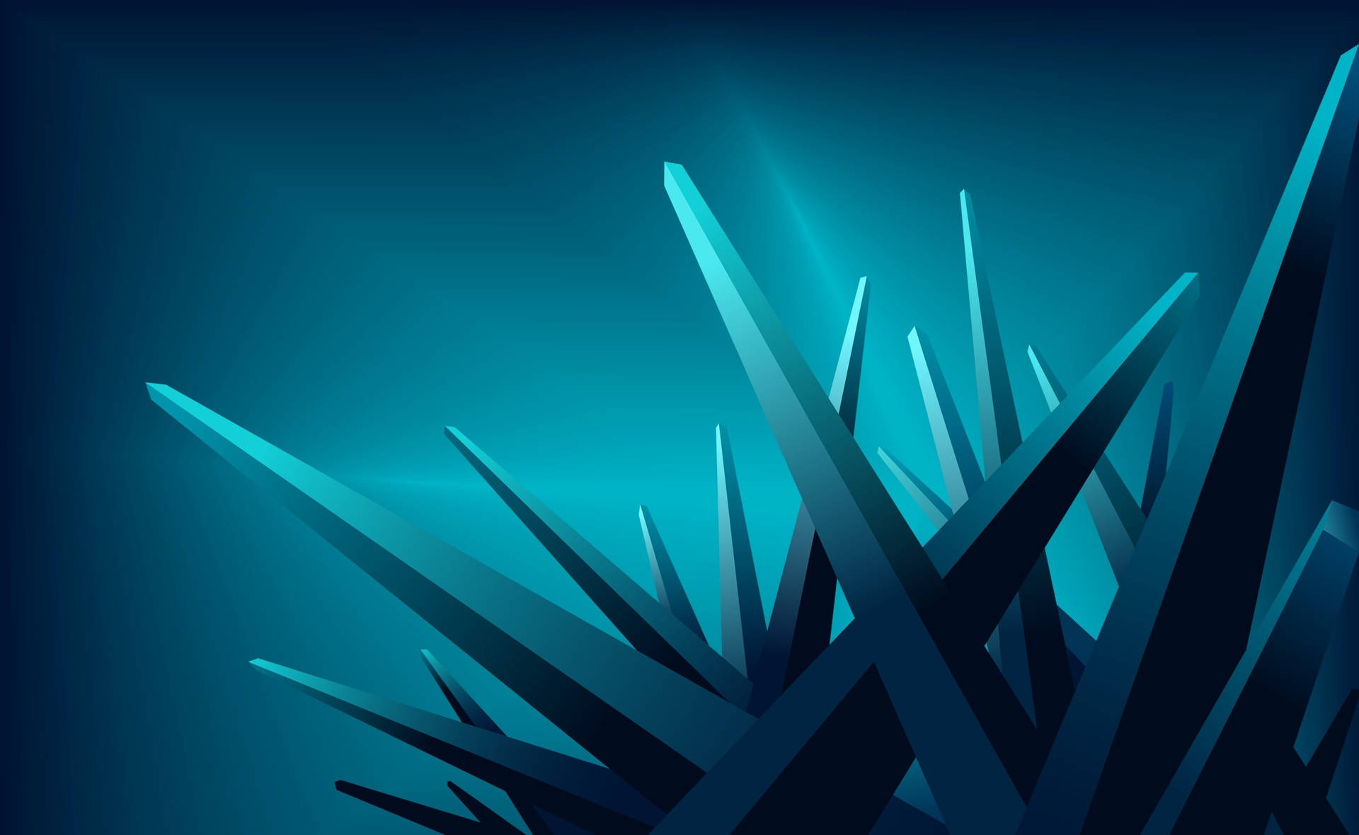 Tetrahedron Platonic Solids Blue Background Wallpaper