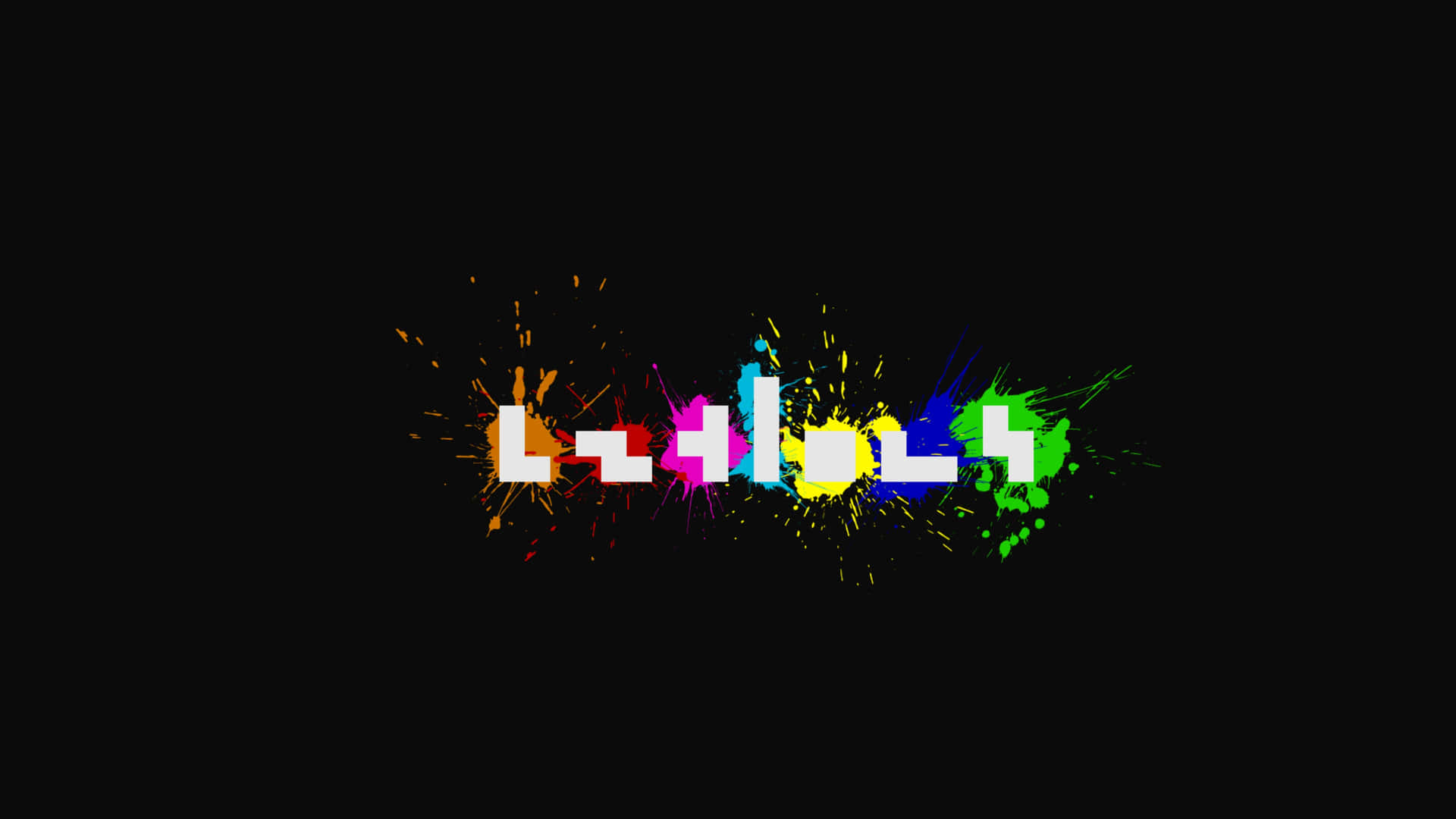 Vibrant Tetris blocks raining down in a high-resolution background